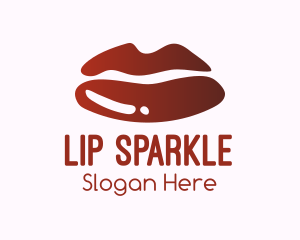 Red Lips Cosmetics logo design