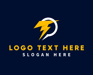 App - Lightning Messaging App logo design