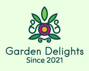 Fancy Garden Plant  logo design