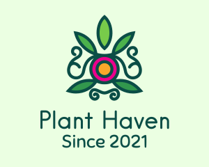 Fancy Garden Plant  logo design