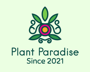 Fancy Garden Plant  logo design