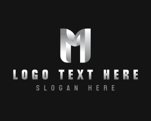 3D Business Letter M Logo