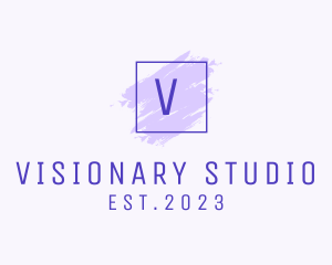 Purple Square Brush  Cosmetics logo