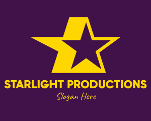 Yellow Celebrity Star logo