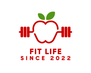 Vegan Apple Diet logo design