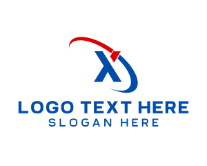 Modern Letter X Ellipse logo