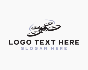 Aerial - Aerial Drone Propeller logo design