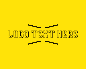 Retro Cyber  Pixel logo