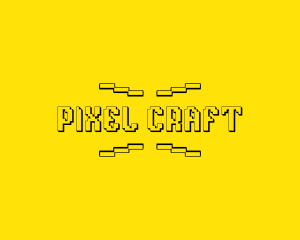 Retro Cyber  Pixel logo design