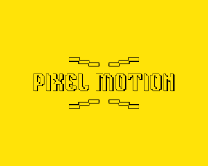 Retro Cyber  Pixel logo design