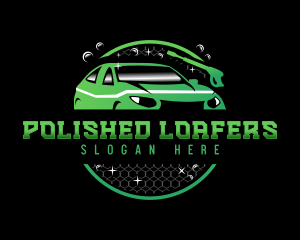 Pressure Wash Vehicle Detailing logo design