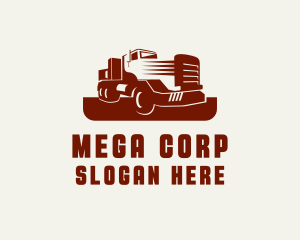 Big Transport Truck  logo design