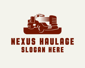 Big Transport Truck  logo design