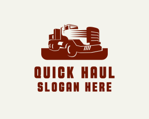 Big Transport Truck  logo design