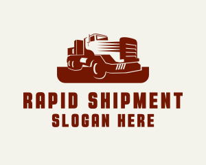 Big Transport Truck  logo design