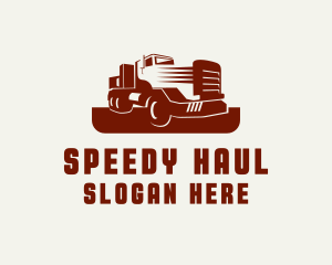 Big Transport Truck  logo design