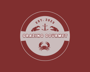 Seafood Crab Market logo design