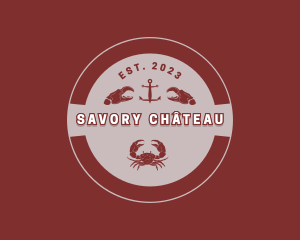 Seafood Crab Market logo design