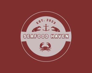 Seafood Crab Market logo design