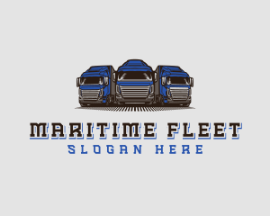 Fleet Truck Logistics  logo design