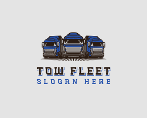 Fleet Truck Logistics  logo design