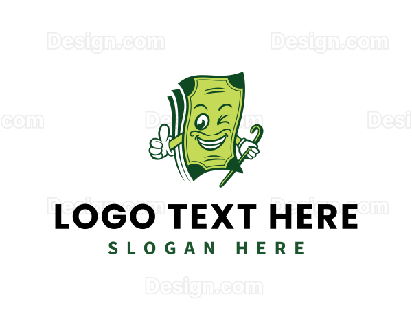 Money Investing Mascot Logo