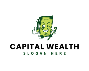 Money Investing Mascot logo