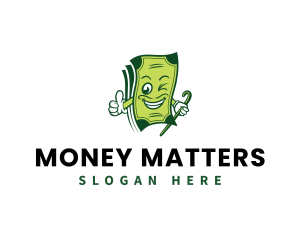 Money Cash Mascot logo design