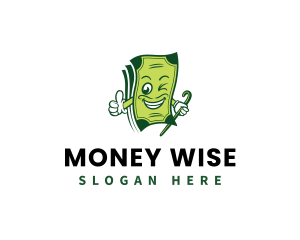 Money Cash Mascot logo design