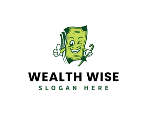 Money Investing Mascot logo