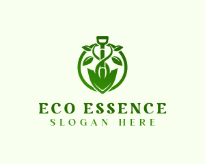 Shovel Eco Plant logo design