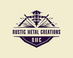 Laser Metalworks Fabrication logo design