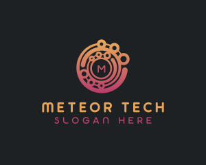 Technology Programming AI logo design