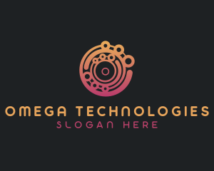 Technology Programming AI logo design