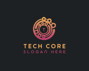 Technology Programming AI logo design