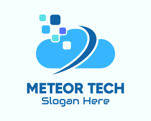 Blue Cloud Tech logo design