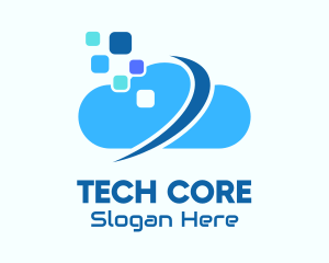 Blue Cloud Tech logo design