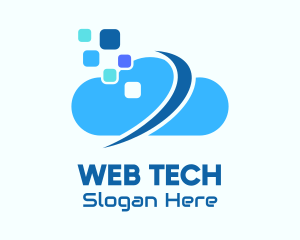 Blue Cloud Tech logo design