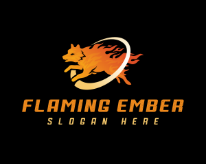 Burning Wolf Fire logo