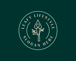 Yoga Fitness Lifestyle logo design