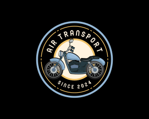 Travel Motorcycle Rider logo design