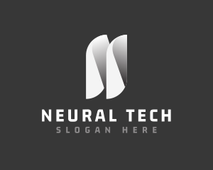 Tech Startup Letter N logo design