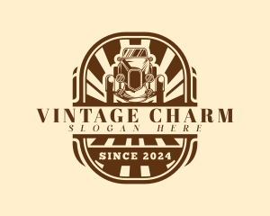 Vintage Car Automotive logo design