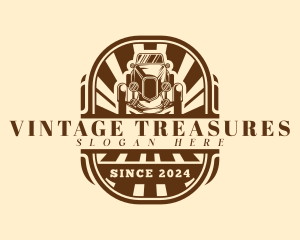 Vintage Car Automotive logo design