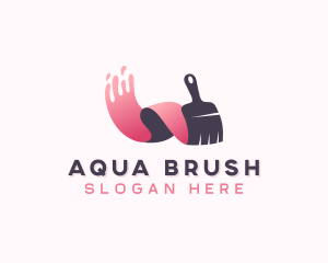 Paintbrush Repair Paint logo design