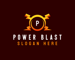 Power Lightning Charge logo design