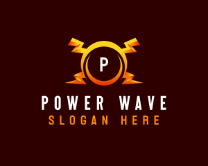 Power Lightning Charge logo design