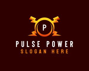 Power Lightning Charge logo design