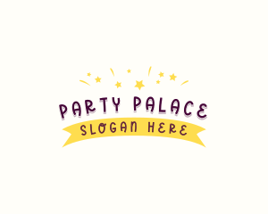 Children Party Confetti logo design