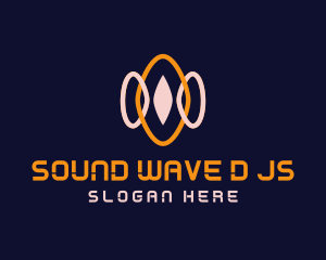 Cyber Tech Waves logo design